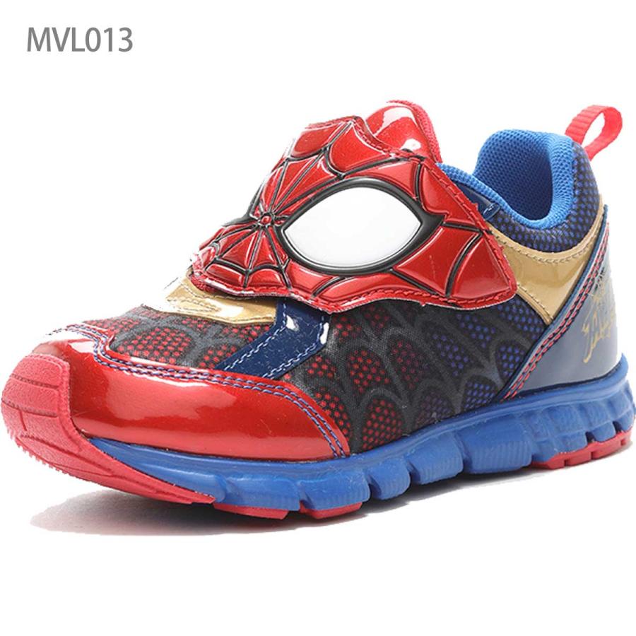 ムーンスター 15-19cm 子供靴 Moon Star MVL 013 キッズ スニーカー シューズ スパイダーマン マーベル 男の子 女の子 プレゼント おすすめ | MoonStar