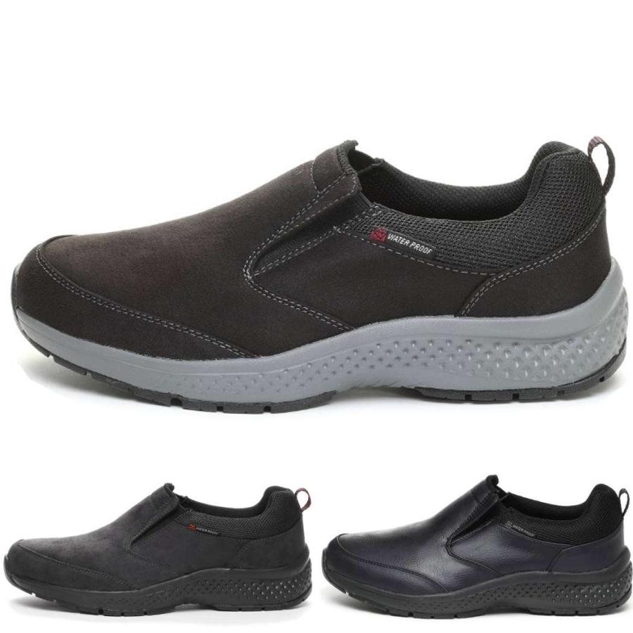 ムーンスター 26-27cm 大人靴 Moon Star SPLT M197 メンズ スニーカー シューズ ブラック グレー ブラック 防水 プレゼント おすすめ | MoonStar | 04