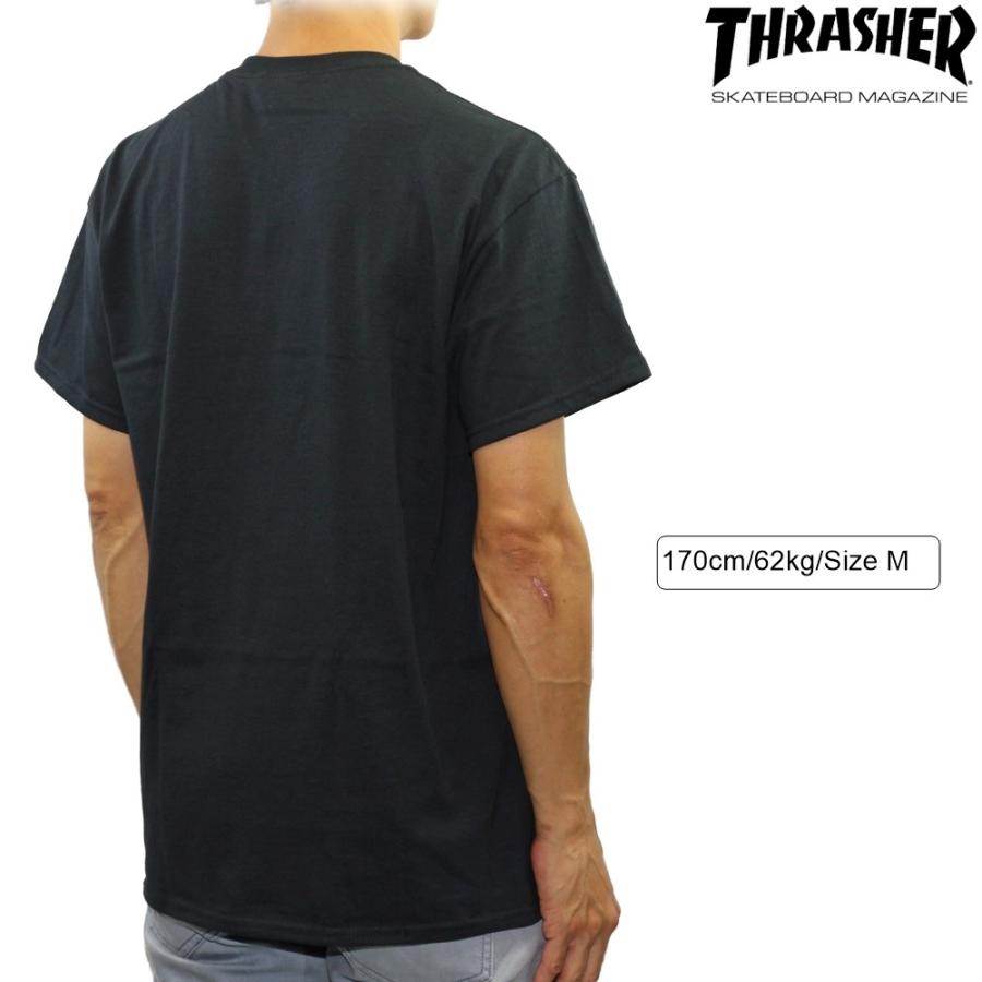 半袖 Tシャツ スラッシャー THRASHER tシャツ Flame Mag S/S Tee Black フレイムマグ スケートボード スケボー | THRASHER | 01