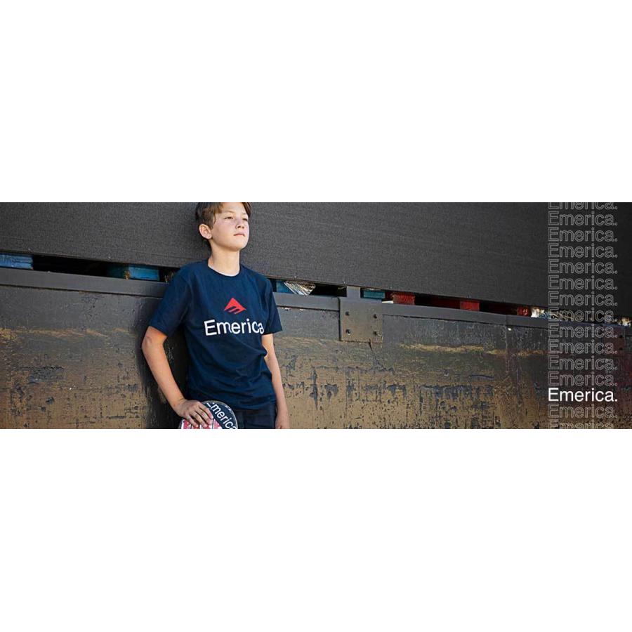 エメリカ 16.5cm スケボー シューズ Emerica The Reynolds Low Vulc Youth Black/White レイノルズ バルク ユース ブラック 黒 靴 スニーカー | Emerica | 06