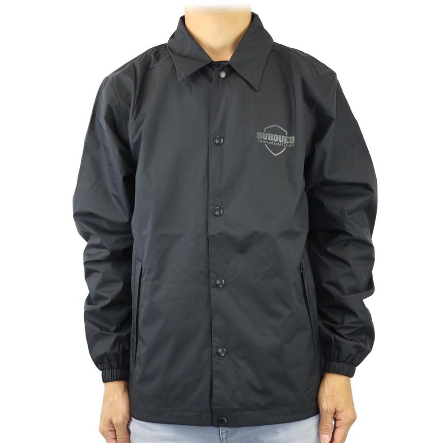 コーチジャケット SUBDUED サブデュード Coach Jacket ブラック