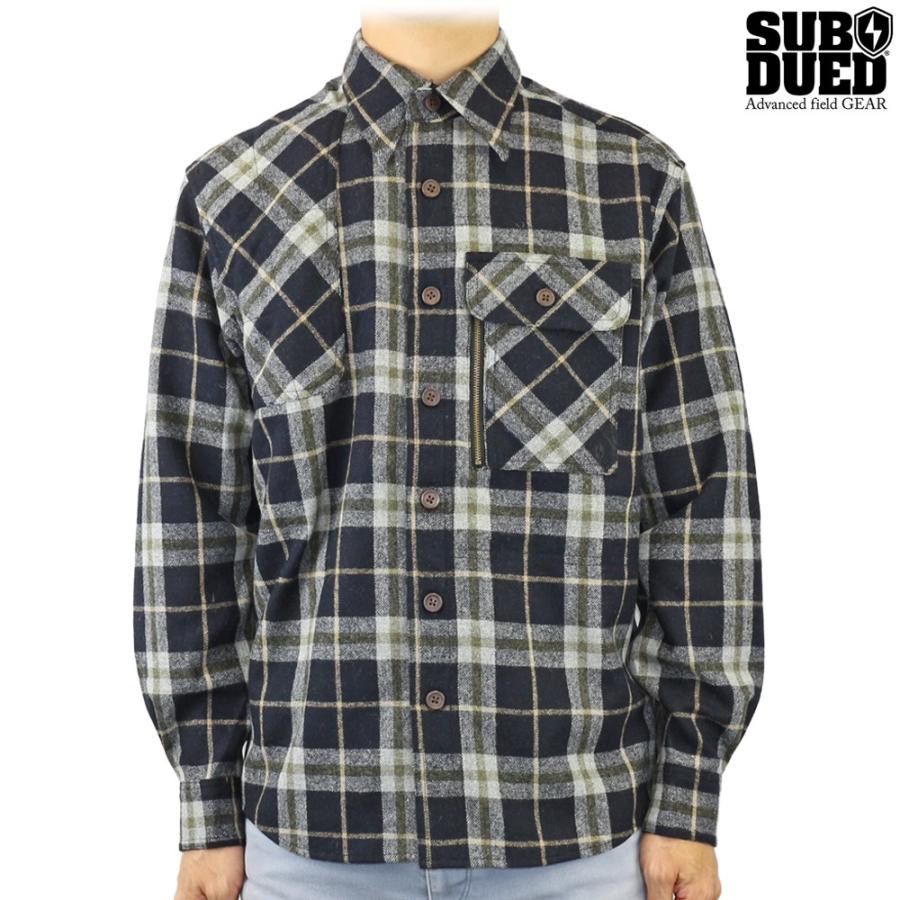 ネルシャツ SUBDUED サブデュード Ullr Shirt ブラック ウル ミリタリー アウトドア ハンティング ポーラテック アルファ 長袖