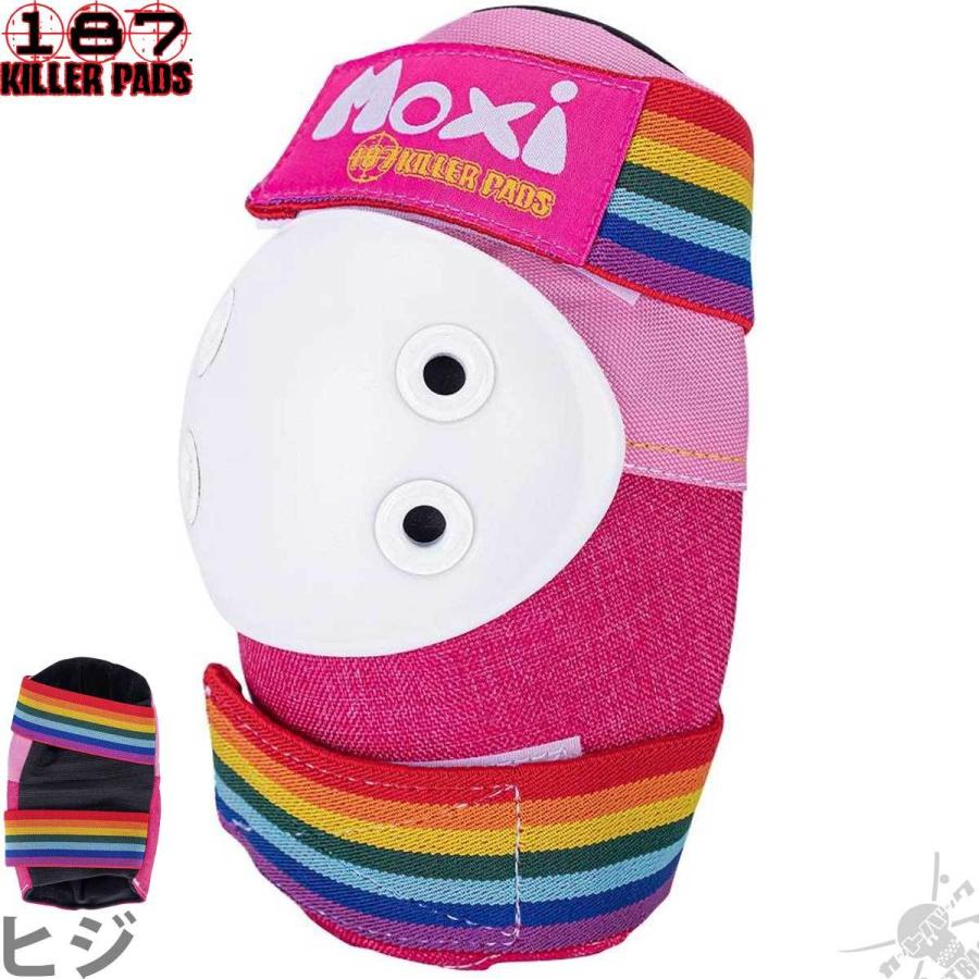 187 スケボー プロテクター ピーチピンク キッズ 子供 3点セット Killerpads Junior Six Pack Moxi Peach Pink ヒジ ヒザ 手首 キラー パッド スケートボード | PRO-TEC（スポーツ） | 02