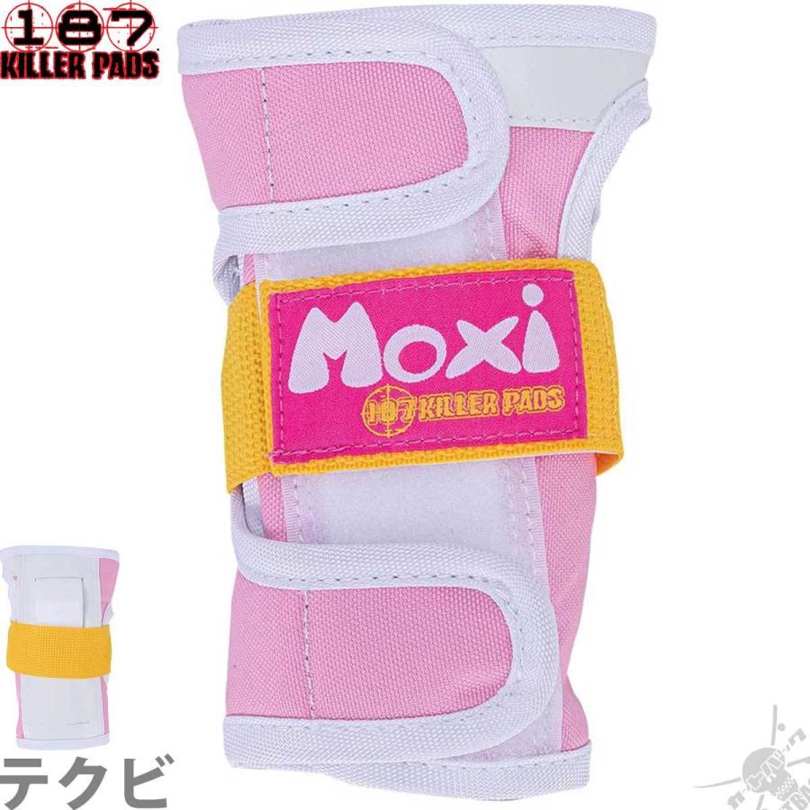 187 スケボー プロテクター ピーチピンク キッズ 子供 3点セット Killerpads Junior Six Pack Moxi Peach Pink ヒジ ヒザ 手首 キラー パッド スケートボード | PRO-TEC（スポーツ） | 03
