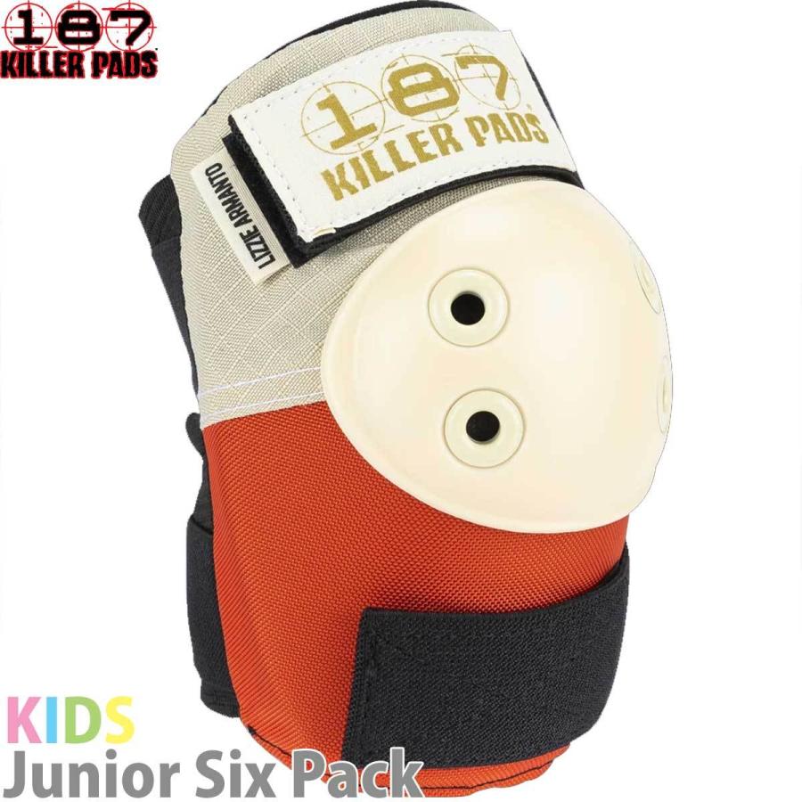 187 スケボー プロテクター キッズ 子供 3点セット Killerpads Junior Six Pack Lizzie Armanto ヒジ ヒザ 手首 キラーパッド スケートボード リジー｜cutback2｜03