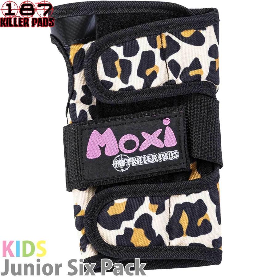 187 スケボー プロテクター キッズ 子供 3点セット Killerpads Junior Six Pack Moxi Leopard ヒジ ヒザ 手首 キラー パッド スケートボード モキシ ヒョウ柄｜cutback2｜04