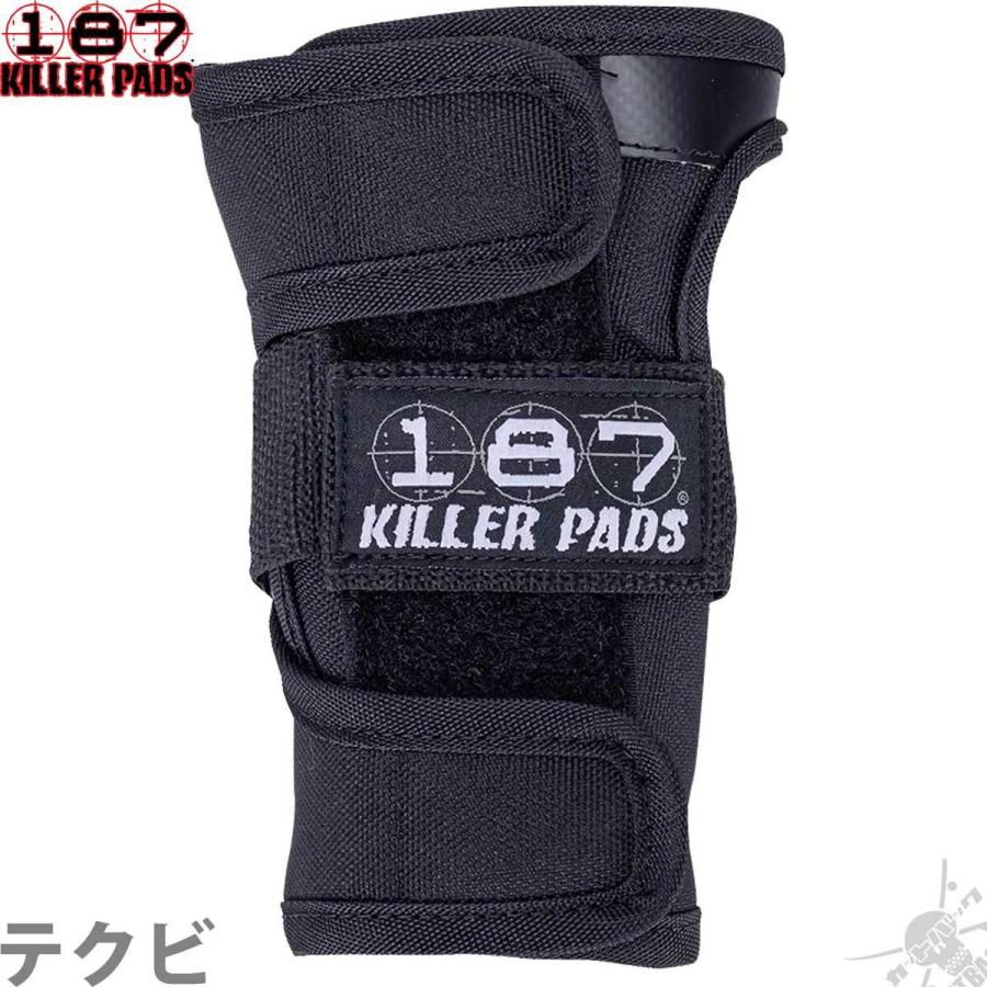 187 スケボー プロテクター ブラック アダルト 大人 3点セット Killerpads Six Pack Pad Set Black キラーパッド スケートボード メンズ レディース｜cutback2｜04