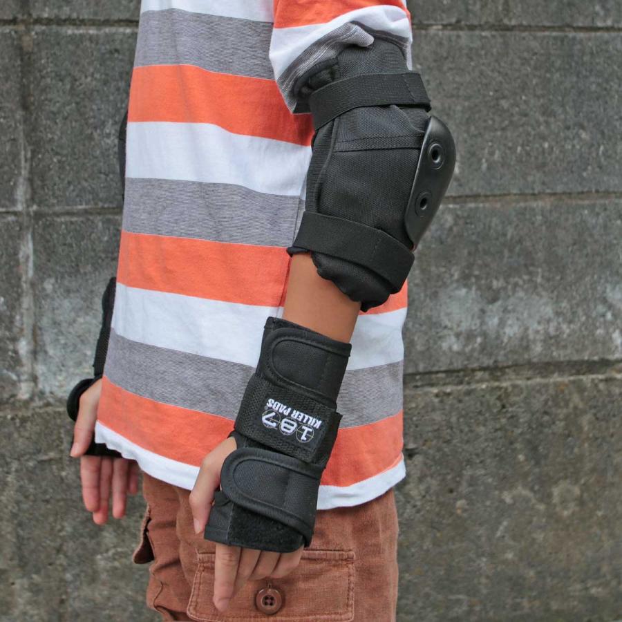 187 スケボー キッズプロテクター スターブパープル 子供 3点セット Killerpads Junior Six Pack Staab Edition ヒジ ヒザ 手首 キラーパッド スケートボード | ブランド登録なし | 11