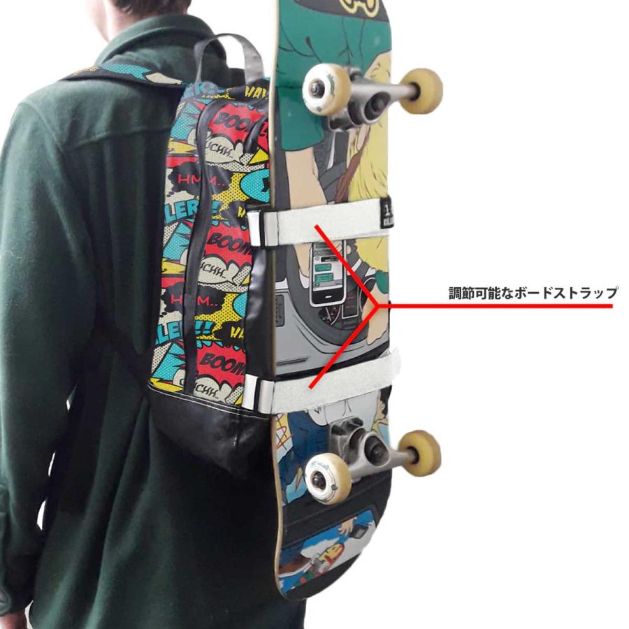 187 スケボー リュック Killer Bags Standard Issue Backpack Comic