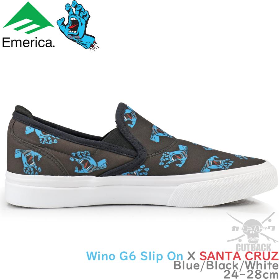 エメリカ スケボー シューズ スニーカー スケシュー Emerica Wino G6 Slip On Santa Cruz サンタクルーズ スリッポン メンズ ブランド | Emerica | 02