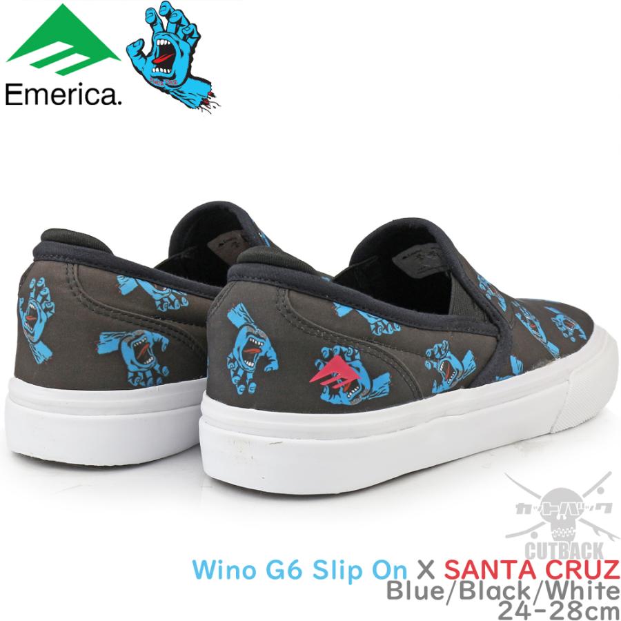 エメリカ スケボー シューズ スニーカー スケシュー Emerica Wino G6 Slip On Santa Cruz サンタクルーズ スリッポン メンズ ブランド | Emerica | 03