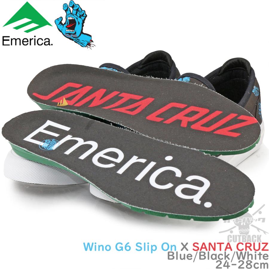 エメリカ スケボー シューズ スニーカー スケシュー Emerica Wino G6 Slip On Santa Cruz サンタクルーズ スリッポン メンズ ブランド | Emerica | 06