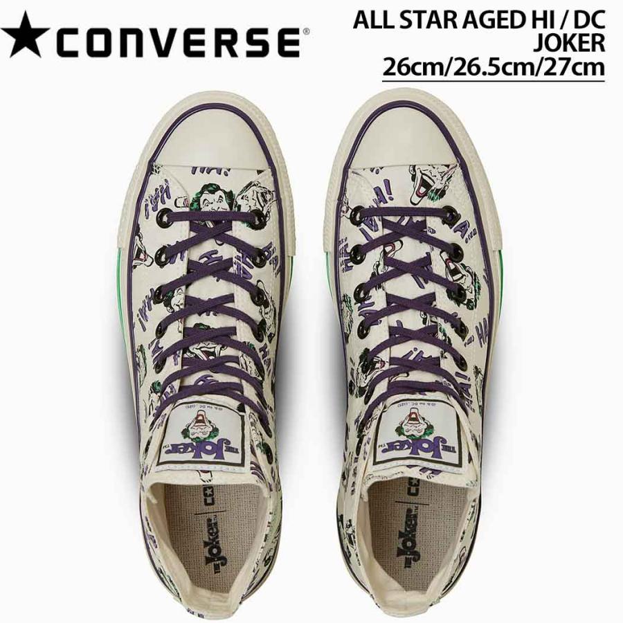 コンバース こんばーす CONVERSE ALL STAR AGED HI / DC  BATMAN JOKER スニーカー メンズ 定番シューズ 男性 31314040 | CONVERSE | 02