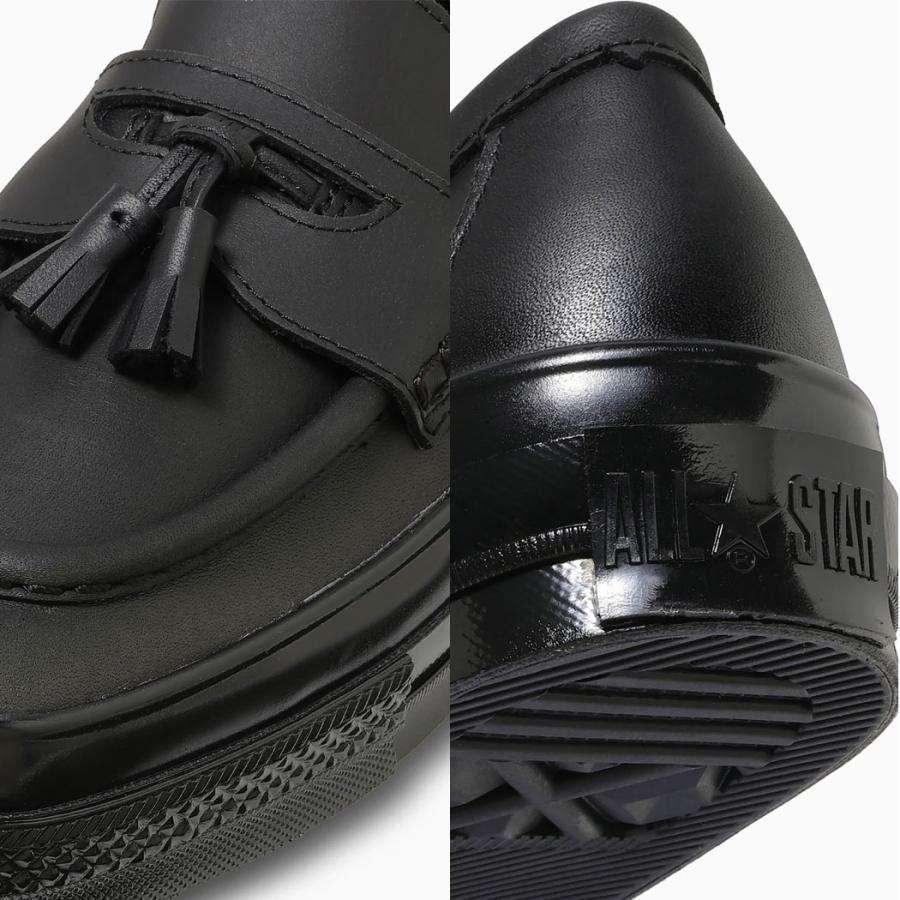 コンバース オールスター スクエアトゥ ローファー メンズ スニーカー 本革 レザー（ブラック ダークブラウン） CONVERSE ALL STAR SQUARETOE LOAFER | CONVERSE | 09