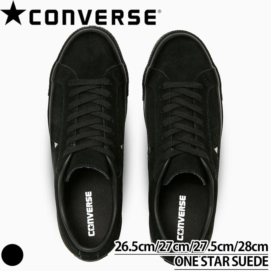 コンバース ワンスター CONVERSE ONE STAR SUEDE  ブラックモノクロ―ム パープル スウェード スエード レザー スニーカー メンズ 定番シューズ 男性 33702080 3 | ONE STAR | 02