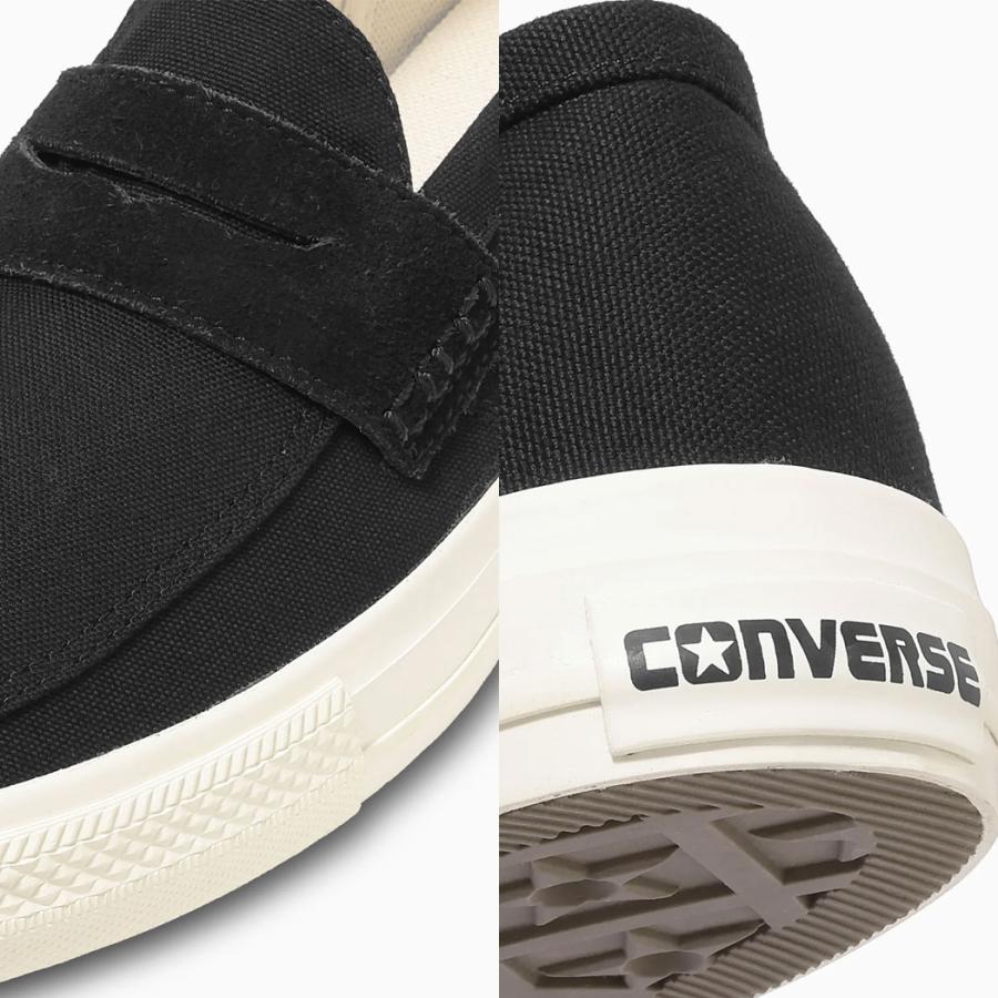コンバース メンズ  スニーカーローファー キャンバス CONVERSE スリッポン ブラック 黒 | CONVERSE | 07