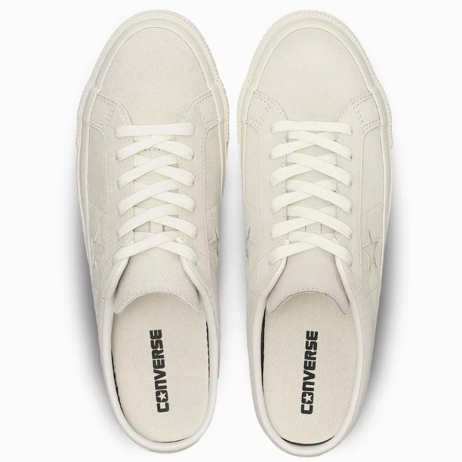 コンバース ワンスター スエード ミュール CONVERSE ONE STAR SUEDE MULE スニーカー サンダル スリッポン ホワイト ブラックモノ メンズ レディース ローカット | CONVERSE | 01