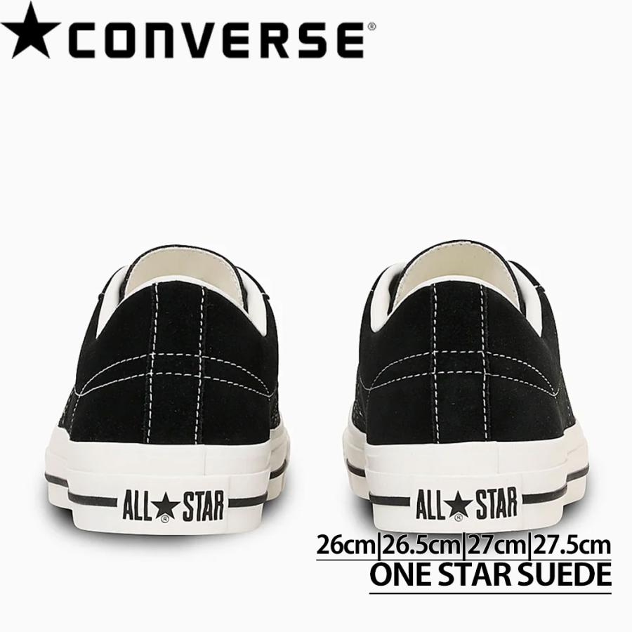 コンバース CONVERSE ONE STAR SUEDE SD BLACK  ワンスター ブラック スウェード スエード スニーカー 靴 メンズ シューズ 男性 35200860 | ONE STAR | 04