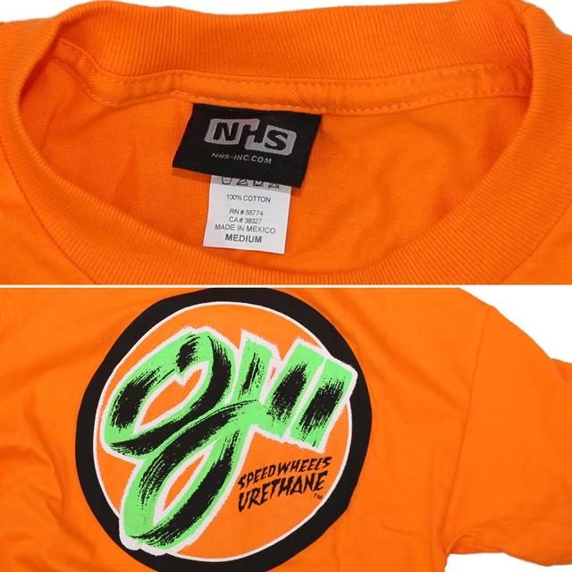 メンズ 半袖 Tシャツ OJ オージェイ Speed Wheels Pocket Tee Orange スピードウィール スケートボード スケボー | SANTA CRUZ | 02