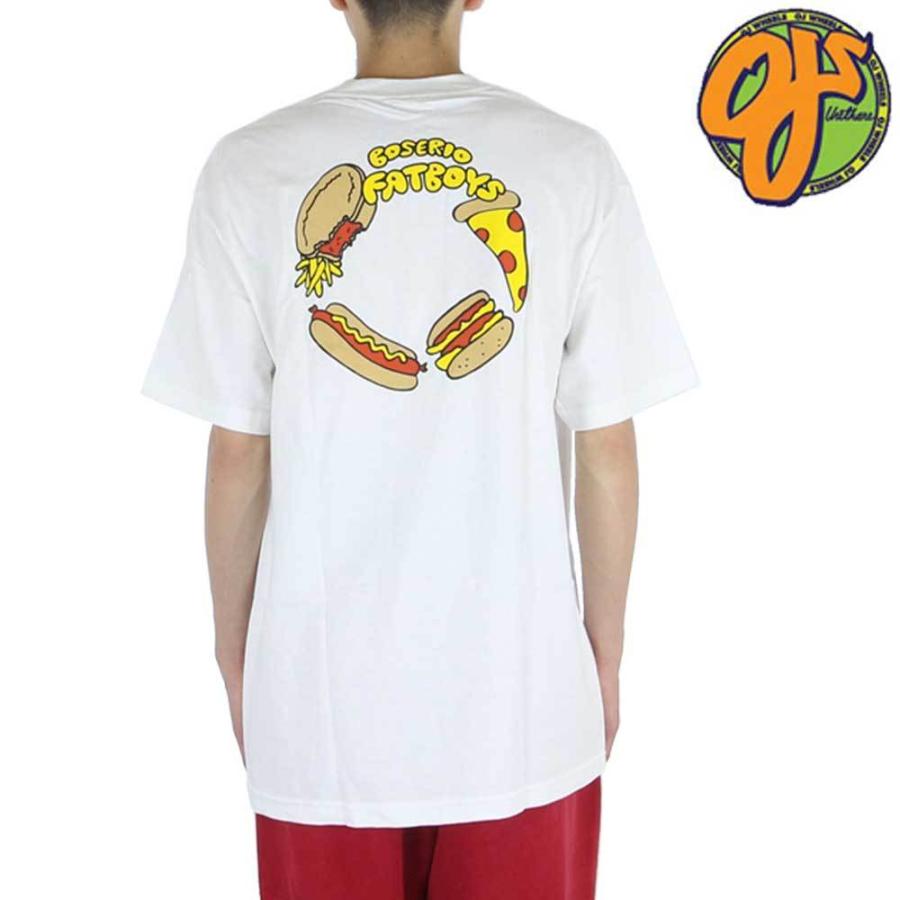 OJ オージェイ Tシャツ Nick Boserio Fatboy S/S Tee ホワイト ニックボセリオ スケートボード スケボー スケート メンズ ファッション 半袖 Tシャツ | 
