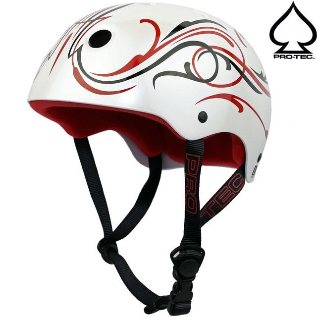 スケボー ヘルメット PRO TEC プロテック Classic Skate Caballero Pin Stripe Helmet スケートボード プロテクター ピンストライプ キャバレロ | PROTEC（車、バイク）