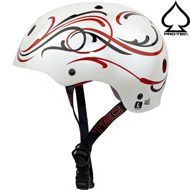 スケボー ヘルメット PRO TEC プロテック Classic Skate Caballero Pin Stripe Helmet スケートボード プロテクター ピンストライプ キャバレロ | PROTEC（車、バイク） | 02