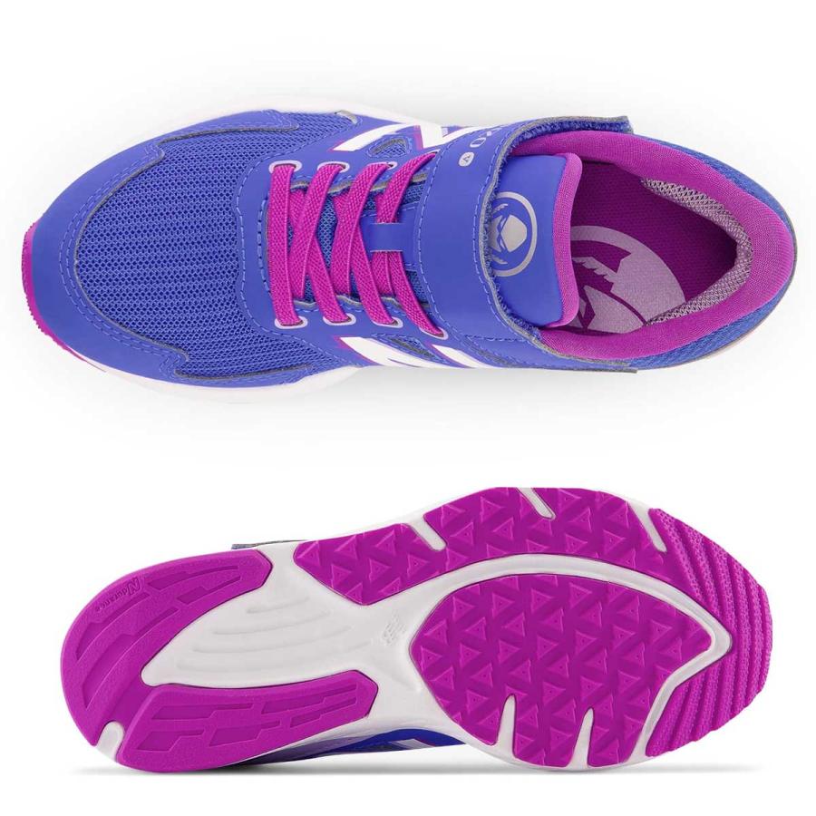 ニューバランス スニーカー キッズ new balance NB Hanzo V v2 P2 ブルー パープル ランニングシューズ ランシュー キッズシューズ 子供靴 | New Balance | 02