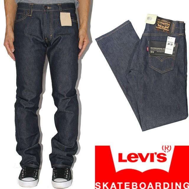 リーバイススケート LEVI'S SKATE 504 Regular Straight Jeans "Rigid Indigo" スケートボード スケボー デニム ジーンズ パンツ｜cutback2