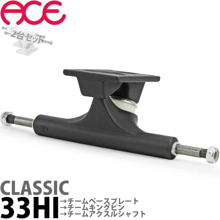 Ace（エース） 33 Hi スケボー トラック クラシック ハイ マット