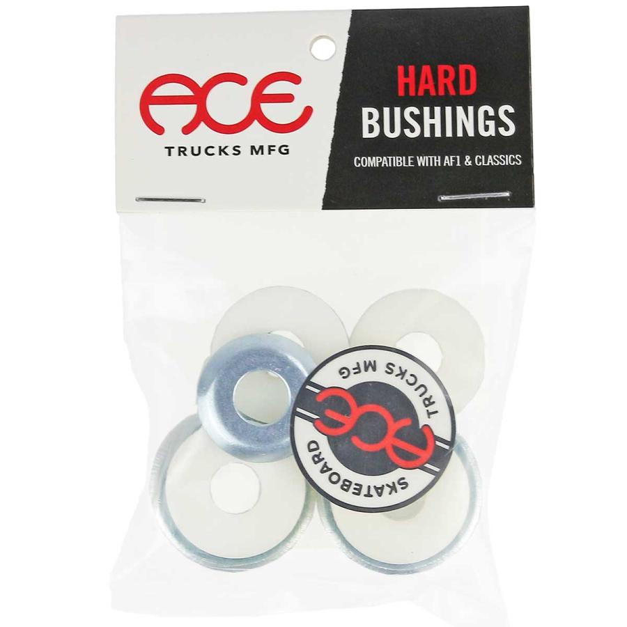 エース スケボー トラック パーツ ハード ブッシュ ハイ 白黒 ACE Hard Bushings Trucks Parts Hi スケートボード ブッシング 硬め ストリート パーク | Ace | 01