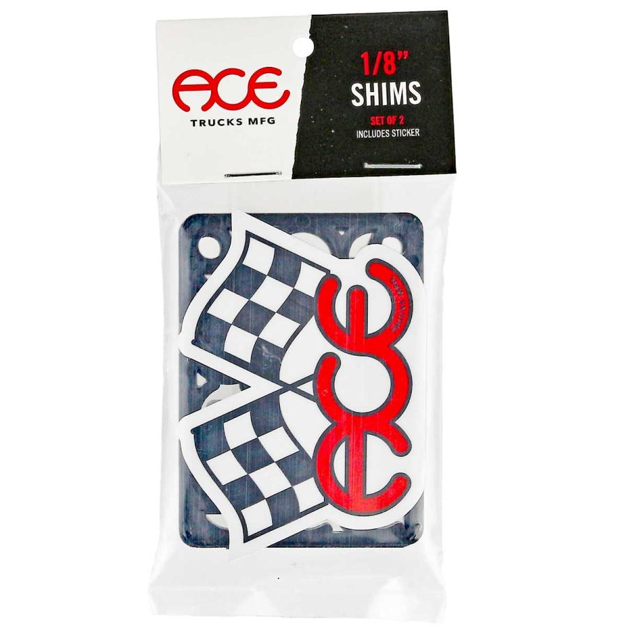 エース ライザーパッド 8分の1 スケートボード スケボー トラック パーツ ACE Shims Riser Pads 1/8 Trucks Parts ストリート パーク 足回り | Ace | 01