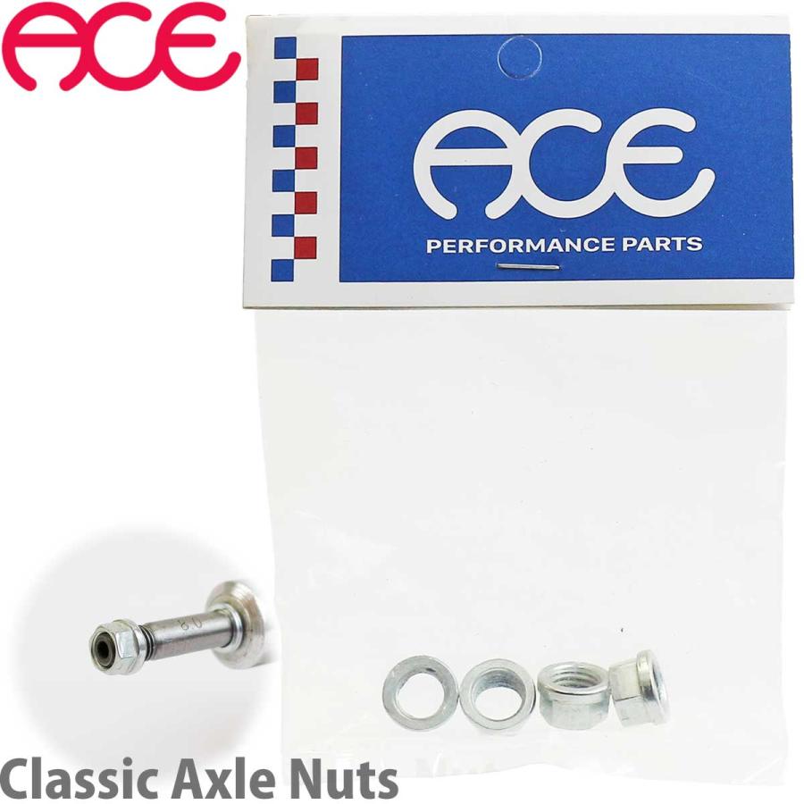 エース アクスルナット 4個セット スケボー スケートボード パーツ Ace Classic Axle Nuts 部品 修理 カットバック スケボー通販 | Ace