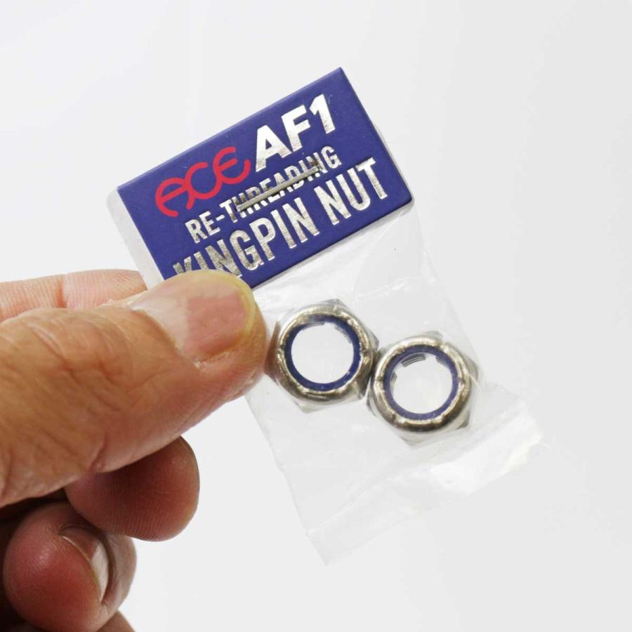 エース AF1 リスレッディング キングピンナット 2個セット スケボー スケートボード 純正パーツ Ace Re Threading Kingpin Nuts カットバック | Ace | 04