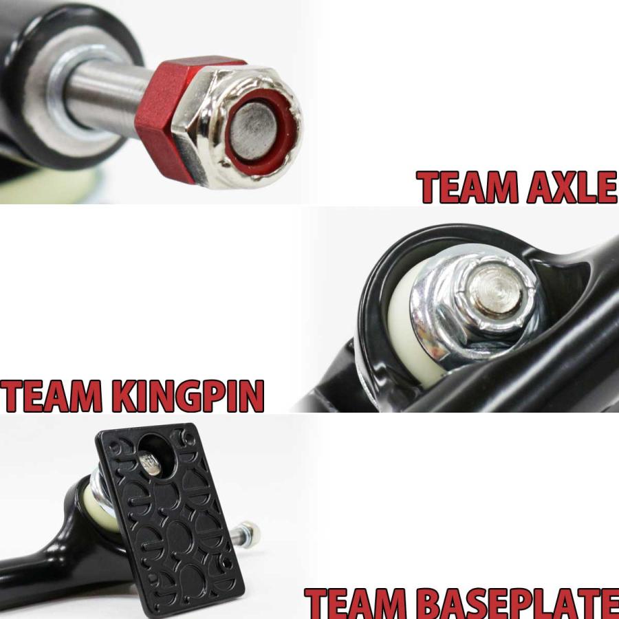 エース AF1 Hi 22 スケボー トラック ACE Skateboard Trucks Gloss Black スケートボード パーツ 足回り 女子 キッズ スケボーパーツ | Ace | 08