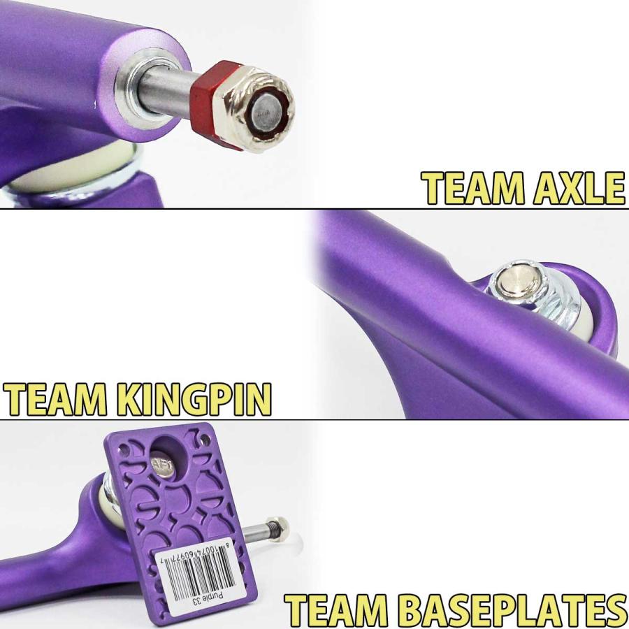 エース 33 44 55 AF1 HI Purple Satin Trucks スケボー スケートボード トラック ACE Skateboard ハイ パープル ムラサキ 紫 パーツ 足回り | Ace | 10