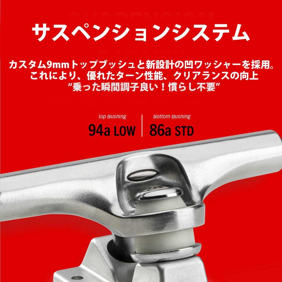 エース AF1 Inverted Baseplate Full Set スケボー トラック パーツ インバーテッド ベースプレート フルセット ace スケートボード パーツ 足回り 2個セット | Ace | 08