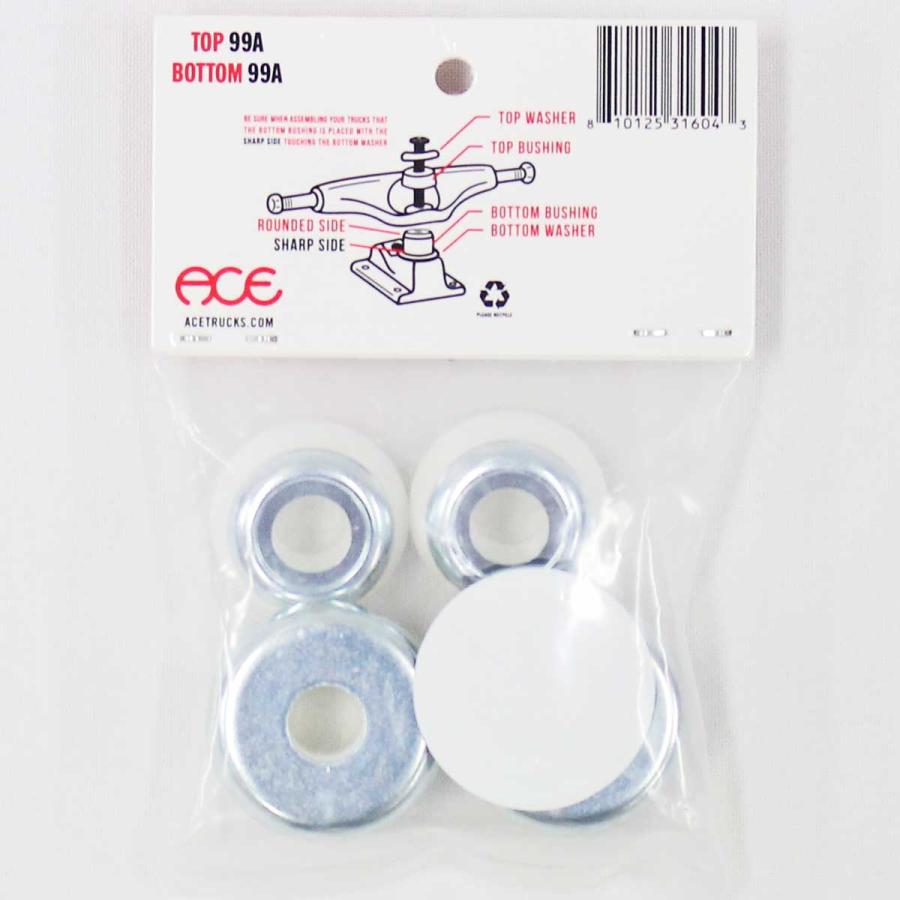 エース │スケボー パーツ ブッシュ エクストラハード Ace Inverted Bushings Ex Hard AF1 INVERTED スケートボード セット スケボー1台分 | Ace | 02