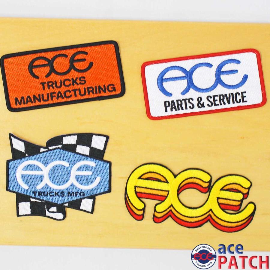 エース スケボー ワッペン ace Patch 4種 スケートボード パッチ DIY アイロン おしゃれ ブランド ロゴ 正規品 | Ace