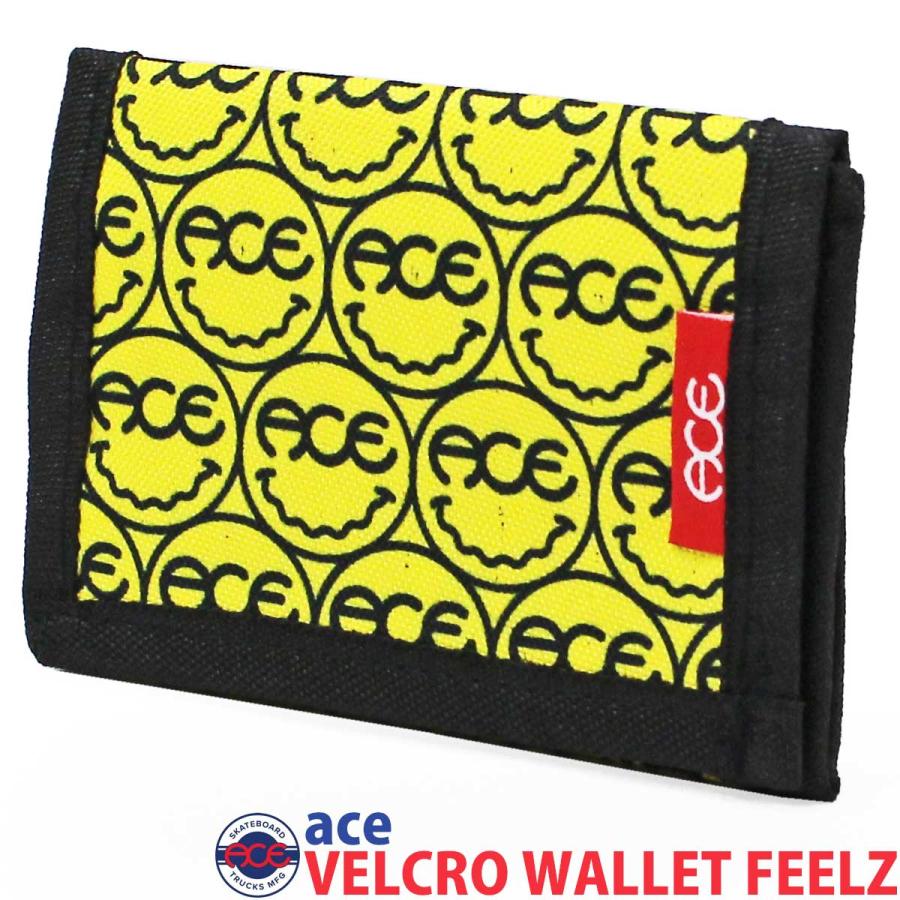 エース スケボー ウォレット Ace Velcro Wallet Feelz スケートボード ブランド ベルクロ マジックテープ ベリベリ 財布 | Ace