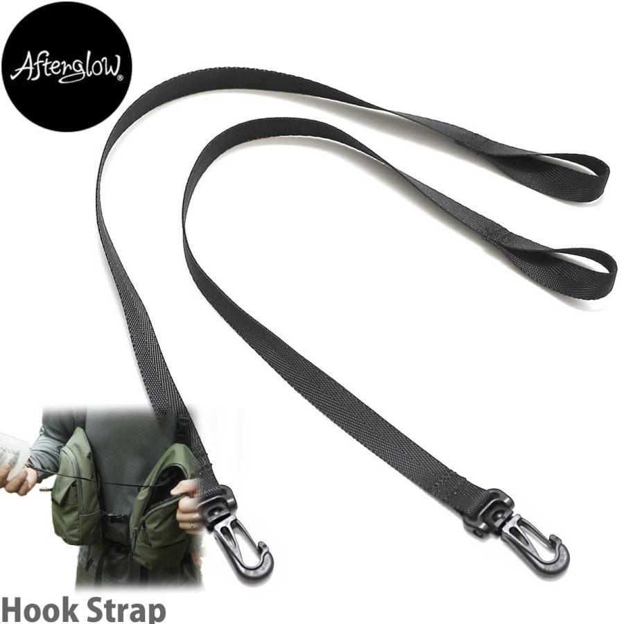 アフターグロー フックストラップ ２本セット Afterglow Hook Strap 2pc バックパック ジャケット ウェア ストラップ増設 | ブランド登録なし