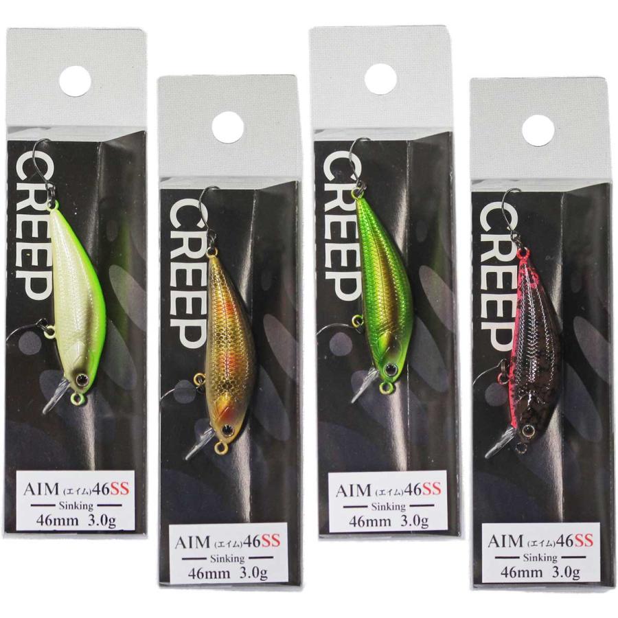 アフターグロー クリープ エイム 46 スローシンキング 釣り ルアー ミノー Afterglow CREEP AIM 46 SS フィッシング トラウト 鱒 渓流 釣り具 | ブランド登録なし | 17