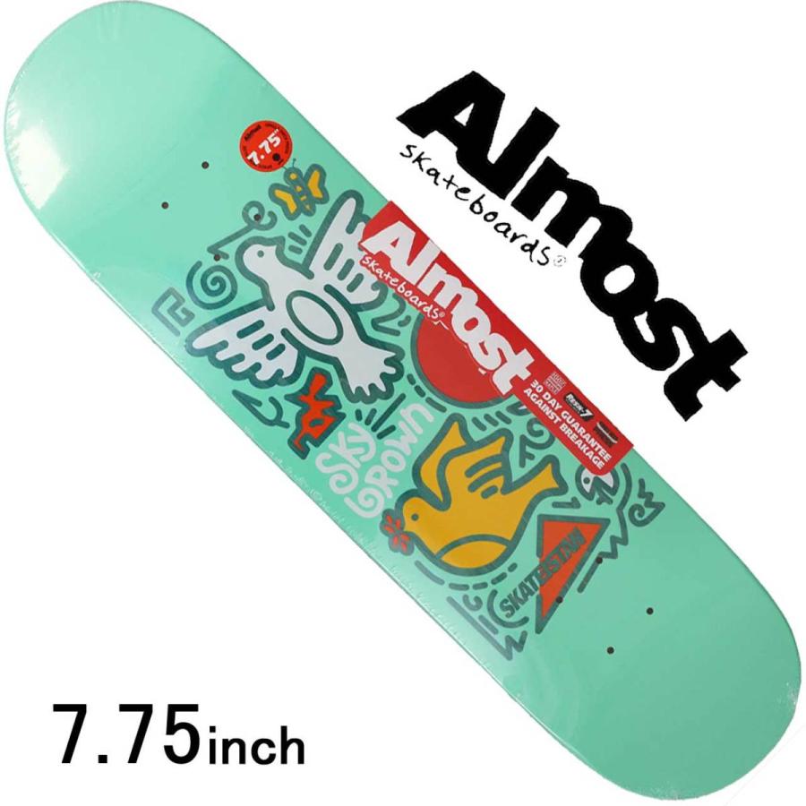 絶妙なデザイン スケートボード ユニセックス Almost オルモスト コンプリート Complete White Skateboard 7 5 Smudge Paint ボード 板 Almost スケートボード Williamsav Com