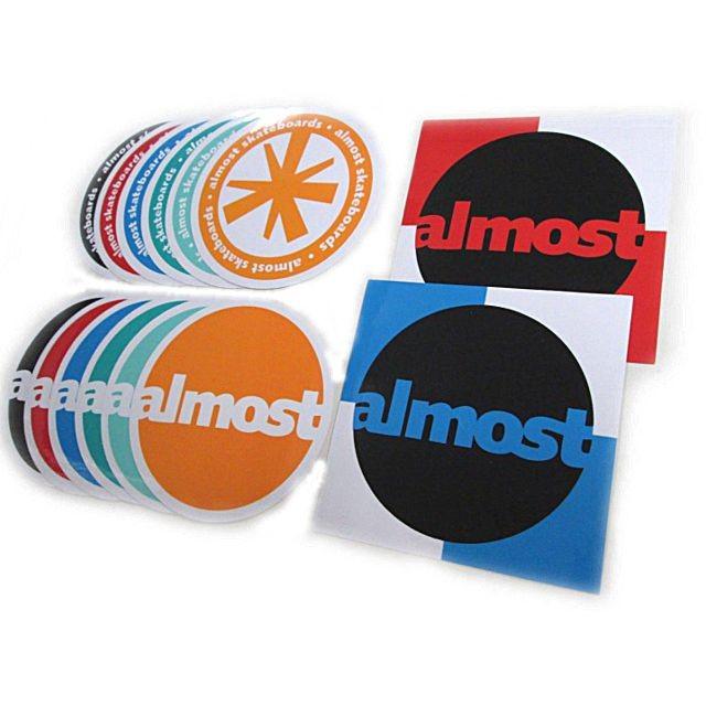 almost（オルモスト）各種ステッカー （14種類）（スケートボード