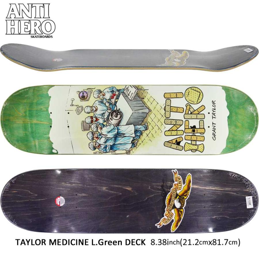 アンチヒーロー 8.38インチ スケボー デッキ Anti Hero Taylor