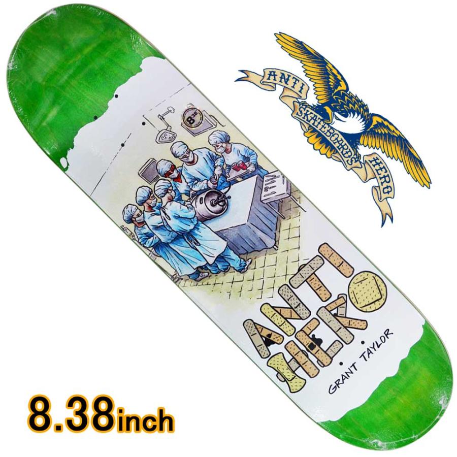 アンチヒーロー 8.38インチ スケボー デッキ Anti Hero Taylor Medicine Deck スケートボード ブランド  スケボーデッキ おしゃれ ブランド 板 :anti-145:カットバック スケートボード専門店 - 通販 - Yahoo!ショッピング