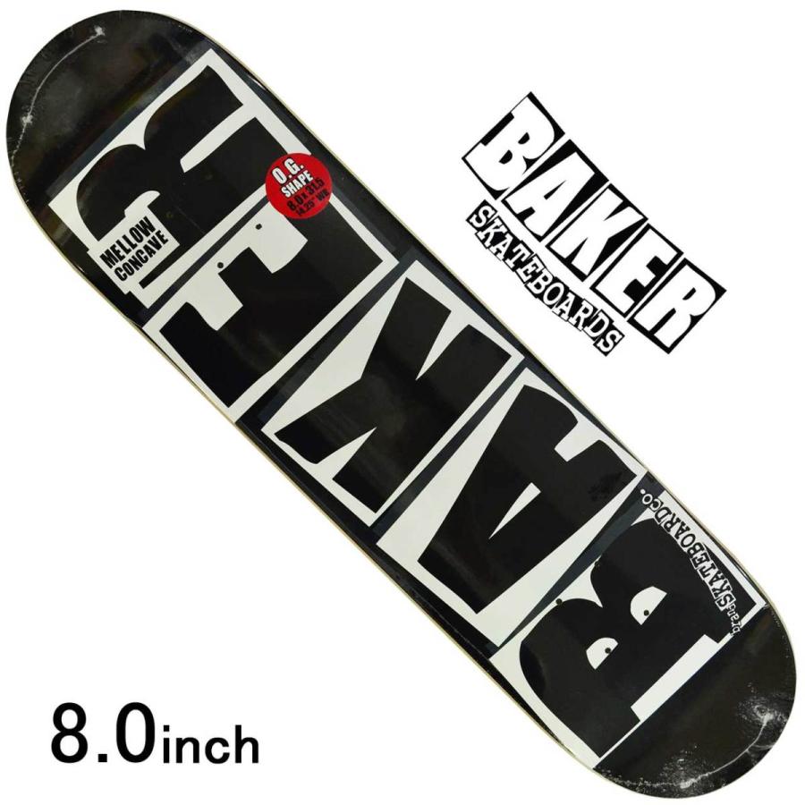 スケボーデッキ 8 0 インチ ベイカー Baker Team Brand Logo Black White チーム ブランドロゴ Be 131 スケートボード専門店カットバック 通販 Yahoo ショッピング