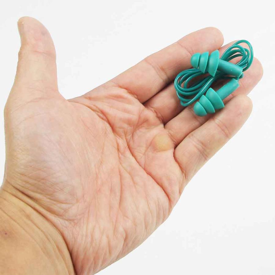 耳栓 完全防水 シリコン コード付き 耳栓 サーフィン ボディボード スイミング プール 水泳 海水浴 サーファーズイヤー防止 イヤープラグ |  | 15