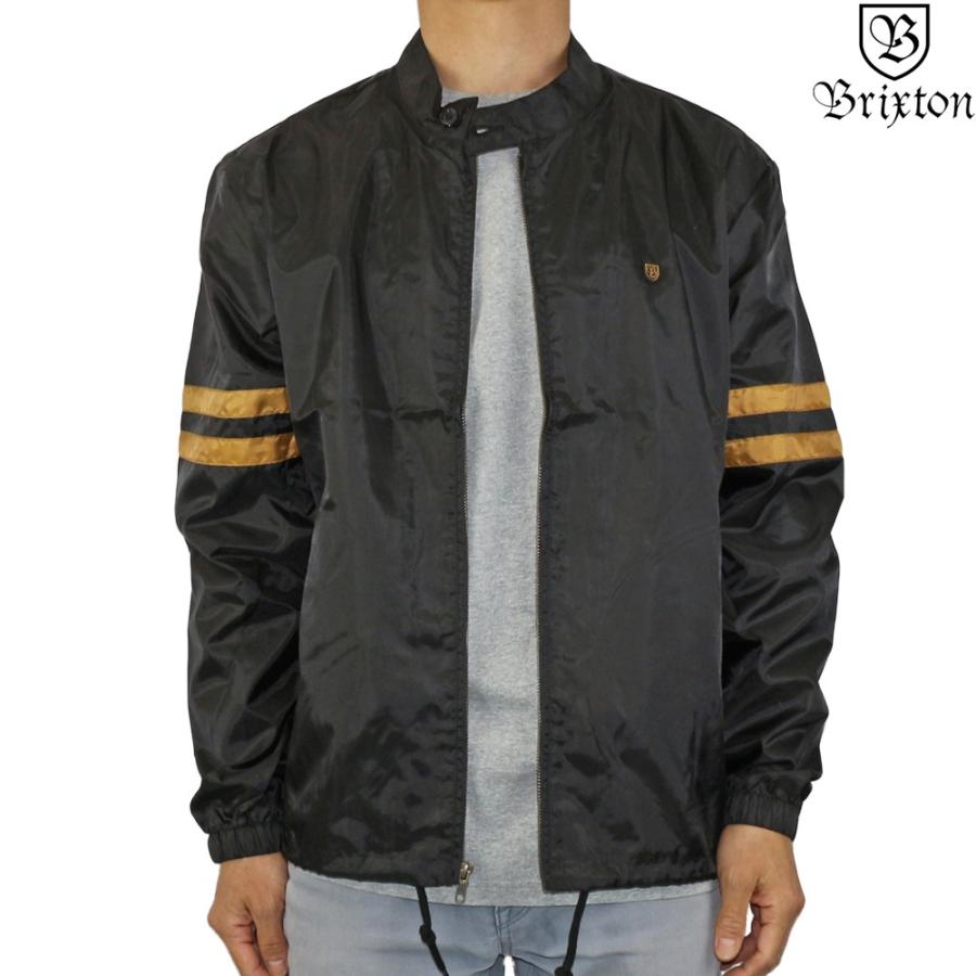 ナイロンジャケット Brixton ブリクストン Plex Jacket ブラック/ブロンズ プレックス ブランド コーチ スケートボード ストリートウェア | BRIXTON