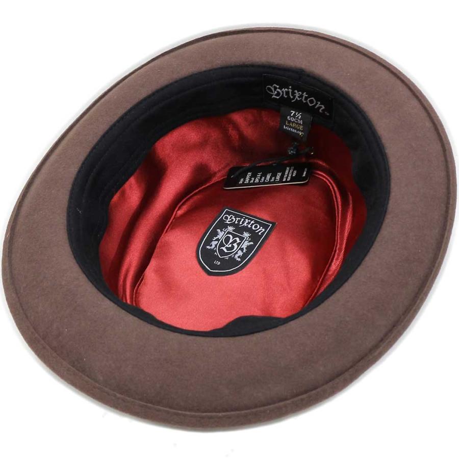【美品】ブリクストンハット ブラックフェルト Brixton/Swindle Hat（ブリクストン ウールフェルトハット