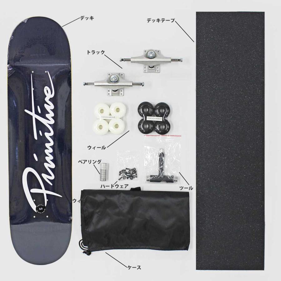 初心者セット プリミティブ 8.0インチ スケボー コンプリート 完成品 Primitive Skateboard Nuevo Script NY Complete 7PLY スケートボード 通販人気 ブランド | PRIMITIVE | 01